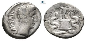 Augustus 27 BC-AD 14. Rome. Quinarius AR