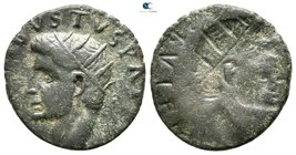 Divus Augustus AD 14. Rome. Brockage As AE