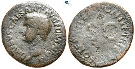 Drusus, son of Tiberius AD 22-23. Rome. As Æ