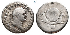Divus Vespasianus AD 79. under Titus, AD 80-81. Rome. Denarius AR
