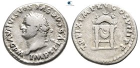 Titus AD 79-81. Rome. Denarius AR