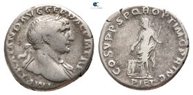 Trajan AD 98-117. Struck AD 103-11. Rome. Denarius AR