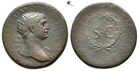 Trajan AD 98-117. Struck for circulation in the East. Rome. As Æ