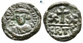 Constans II AD 641-668. Carthage. Half follis Æ
