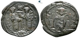 Constantine X Ducas and Eudocia AD 1059-1067. Byzantine. Follis Æ