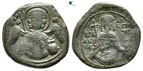 Isaac II Angelos AD 1185-1195. Thessalonica. Tetarteron Æ