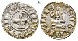 Gui II de La Roche AD 1287-1308. Denier AR