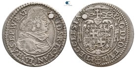 Poland. Śląsk. Fryderyk Heski AD 1671-1682. 6 Kreuzer AR 1680