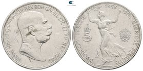 Austria. Vienna. Franz Josef I AD 1848-1919. 5 Corona 1908