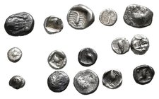 Lot of ca. 15 greek silver fractions / SOLD AS SEEN, NO RETURN!very fine