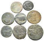 Lot of ca. 8 roman provincial bronze coins / SOLD AS SEEN, NO RETURN!fine