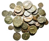 Lot of ca. 50 roman bronze coins / SOLD AS SEEN, NO RETURN!fine