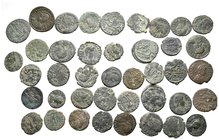Lot of ca. 42 late roman bronze coins / SOLD AS SEEN, NO RETURN!nearly very fine