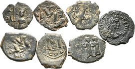 Lot of ca. 7 byzantine bronze coins / SOLD AS SEEN, NO RETURN!very fine