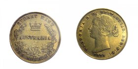 AUSTRALIA - Vittoria (1837-1901) Sovrana 1870 - Periziata qSPL - Au