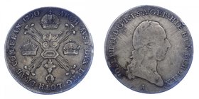 AUSTRIA - Austria - Giuseppe II - 1/2 Kronenthaler 1790 - A Wien - KM#34 - Ag Gr.7,25