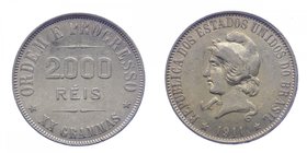 BRASILE - Brasile - 2000 Reis 1911 - KM#508