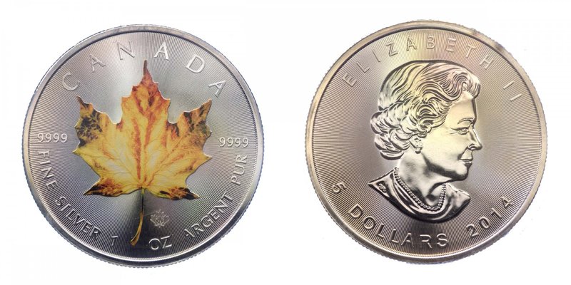 CANADA - Canada - 5 Dollars 2014 - Maple Leaf 1 Oz Ag