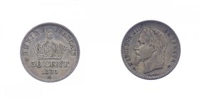 FRANCIA - Francia - Napoleon III - 50 Centimes 1866 K - KM#814.3