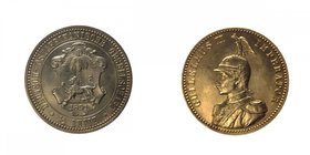 GERMANIA - Africa Orientale Tedesca - Guglielmo II (1888-1918) 1/2 Rupie 1891 - RARA - Ag Gr.5.85
qFDC/FDC