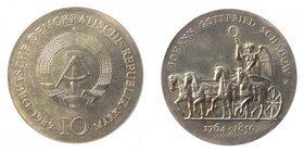 GERMANIA - Germania Repubblica - 10 Mark 1989 - Johann Gottfried Schadow 1764-1850 - Ag Gr.17.03
FDC
