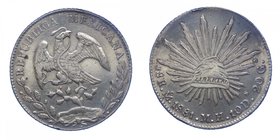 MESSICO - Messico - 8 Reales 1881 Mo - Ag