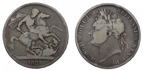 INGHILTERRA - Inghilterra - Giorgio IIII (1820-1830) Corona 1821 - RR MOLTO RARA - Ag
MB