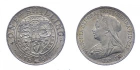INGHILTERRA - Inghilterra - Regina Vittoria - 1 Shilling 1896 - Ag