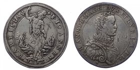 Firenze - Francesco I de Medici (1574-1587) Piastra 1584 - RARA - Ag
BB+
