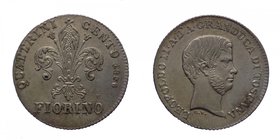 Firenze - Leopoldo II di Lorena (1824-1859) Fiorino da 100 Quattrini del 3°Tipo 1856 - Zecca di Firenze
FDC