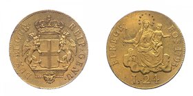Genova - Repubblica di Genova - Dogi Biennali Terza Fase (1637-1797) 24 Lire 1793 - Au Gr.6,3
FDC