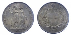 Genova - Repubblica di Genova - Scudo 8 Lire 1804 - RARA - Ag
SPL/FDC