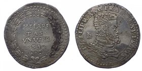 Regno di Napoli - Filippo II (Secondo Periodo 1556-1598) Ducato senza data - Mir.169/1 - RARA - Ag
qSPL