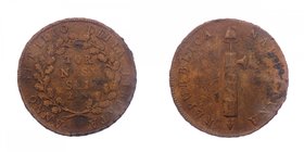 Repubblica Napoletana - Repubblica Napoletana (1799) Tornesi Sei - Cu - Corrosioni Gr.15,04
SPL