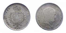 Regno due Sicilie - Francesco I (1825-1830) Piastra da 60 Grana 1836 - RR MOLTO RARA - Ag Gr.13,80
BB+