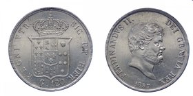 Regno due Sicilie - Ferdinando II (1830-1859) Piastra 120 Grana 1857 - Ag
SPL+