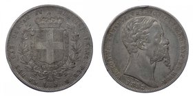 Vittorio Emanuele II - Vittorio Emanuele II (1849-1861) Scudo da 5 Lire 1852 Genova - RARA - Ag
BB+