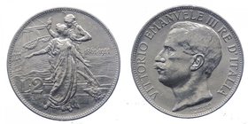 Vittorio Emanuele III - Vittorio Emanuele III (1900-1943) 2 Lire "Cinquantenario" 1911 - Ag
qFDC