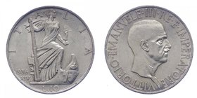 Vittorio Emanuele III - Vittorio Emanuele III (1900-1943) 10 Lire "Impero" 1936 XIV - Ag