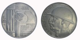 Vittorio Emanuele III - Vittorio Emanuele III (1900-1943) 20 Lire 1928 "Elmetto" Anno VI - Periziato qSPL - NC - Ag