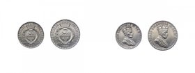 Coppia n.2 Monete - Vittorio Emanuele III (1909-1925) 5 e 10 Lire 1925 PROVA DI STAMPA - RRR RARISSIME Ag