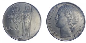Repubblica Italiana - 100 Lire "Minerva" 1955 - Periziata FDC Bell'esemplare