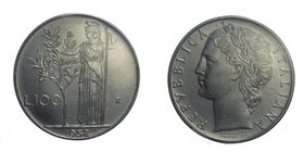 Repubblica Italiana - 100 Lire "Minerva" 1958 - Periziata FDC
