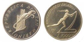 San Marino - 1000 Lire 1987 - Ag
FDC