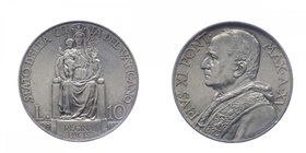 Vaticano - Pio XI(1922-1939) 10 Lire 1936 Anno XV - Ag