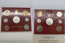 Vaticano - Vaticano - Pontificato di Giovanni Paolo II - Serie composta da 7 Valori Anno XIII 1991 - Presente 1000 Lire in Ag