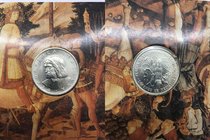Repubblica Italiana - Moneta Commemorativa - 5°Centenario della Morte di Lorenzo il Magnifico - 500 Lire 1992 - Ag - In confezione di Zecca