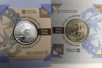 Repubblica Italiana - Moneta Commemorativa - 50°Proclamazione della Repubblica Italiana (1946-1996) - 10Mila Lire 1996 - Ag - In confezione di Zecca