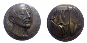 Medaglia - Igor Strawinsky (1882-1971) Ricordo della Morte del Compositore - Johnson Gr.167,40 Ø mm60