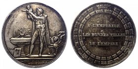 "Medaglia Napoleone Bonaparte 1811. - Battesimo del Re di Roma. - Colpi" Gr.118 Ø mm66,3